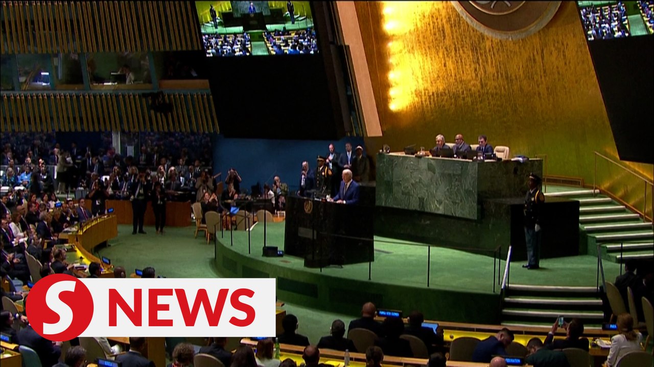 US will continue to support Ukraine, says Biden at UNGA