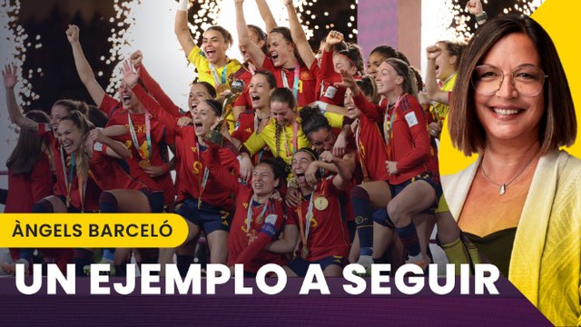 Me quito el sombrero : Àngels Barceló se rinde ante las jugadoras de la selección femenina y su ejemplo