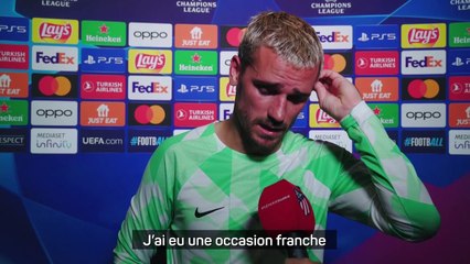 Griezmann : "L'équipe a fait un grand match, c'est dommage"