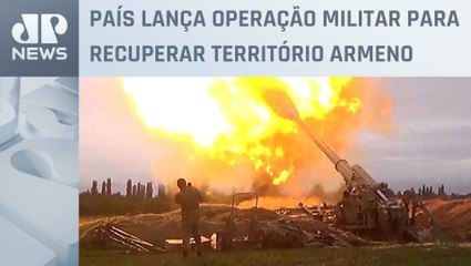 Скачать видео: Azerbaijão confirma cessar-fogo e início das negociações após conflito na região separatista