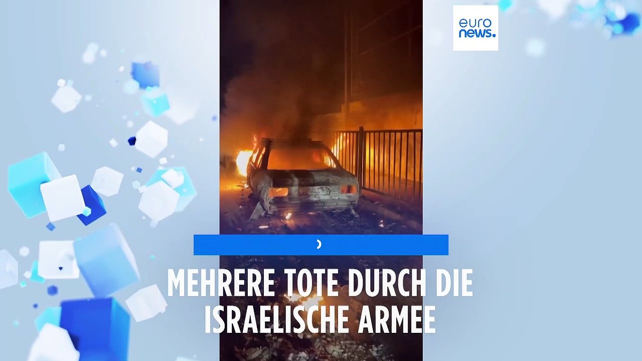 Mehrere tote Palästinenser nach Konflikten mit der israelischen Armee