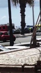 Accidente Avenida Marítima de Las Palmas de Gran Canaria