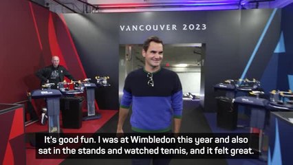 'It's good fun!' - Federer enjoying retirement as a tennis fan