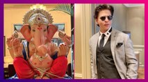 Ganesh Chaturthi 2023: মন্নতে গণপতি আবাহন Shah Rukh Khan এর, করলেন পুজো