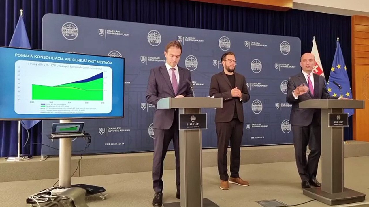 ZÁZNAM: Premiér: Minimálna konsolidácia bude 3 %, optimálna 5 % HDP
