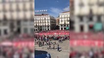 Los aficionados de Berlín inundan Madrid: la imagen es espectacular