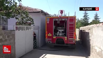 Kayseri'de kiracı evi yakıp kaçtı