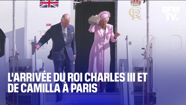 Le roi Charles III et la reine Camilla sont arrivés sur le tarmac de l'aéroport d'Orly à Paris
