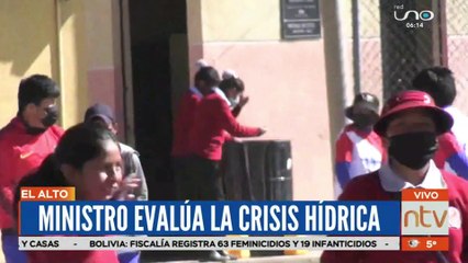 Se reunió el COED de La Paz sobre tema del agua y anuncian racionamiento en El Alto