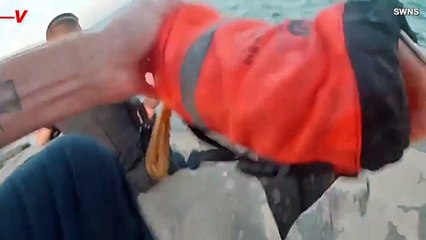 Police Rescue Woman Who Jumped Into the Frigid Waters of Lake Michigan