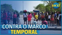 Xakriabás fecham BR no Norte de Minas em protesto contra marco temporal