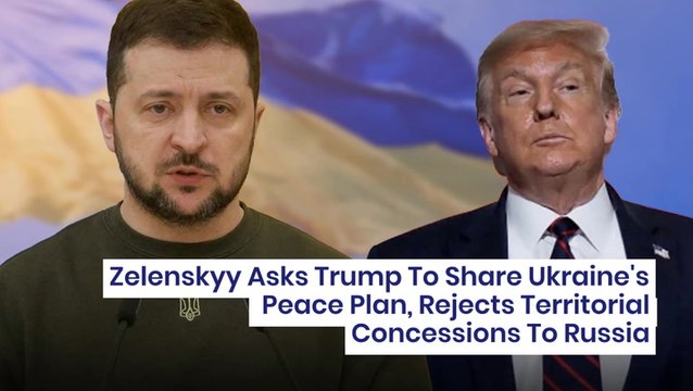 Zelenskyy Asks Trump To Share Ukraine's Peace Plan, Rejects Territorial Concessions To Russia