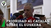 Urkullu (PNV) critica al Gobierno por priorizar el catalán sobre el euskera: 