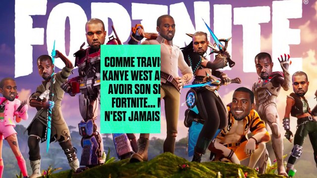 Comme Travis Scott, Kanye West aurait du avoir son skin sur Fortnite... mais il n'est jamais allé au rendez-vous (à moins que...)