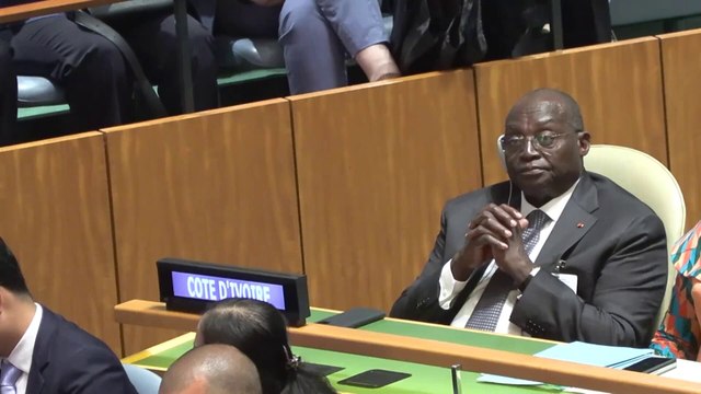 Le Vice-Président de la République au forum politique de haut niveau sur le développement durable à New York.