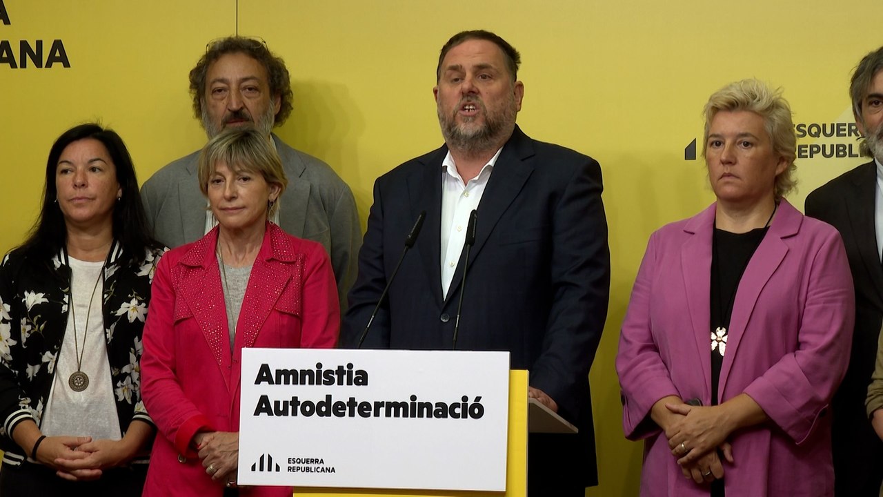 Junqueras reafirma que la amnistía ya está pactada con el PSOE