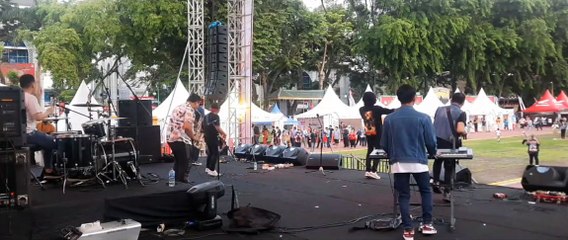 AIM THE END MDN - KANGEN [SAMMY COVER] at LAPANGAN BENTENG MEDAN