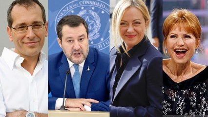 Otto e Mezzo, Gruber a Formigli Tu lo hai capito, come sparano su Meloni e Salvini