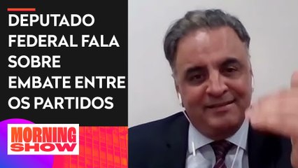 Aécio Neves sobre papel de oposição do Centrão: “PT convive muito bem com a pobreza”
