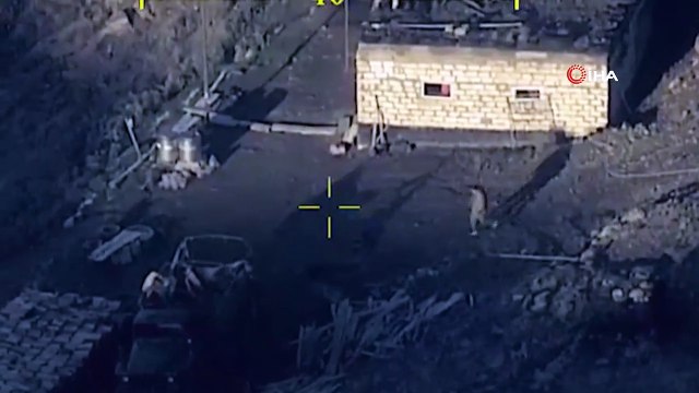 Karabağ'daki Ermeni militanlar mevzilerini bırakıp geri çekildi: O anlar İHA kamerasında