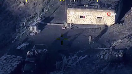 Karabağ'daki Ermeni militanlar mevzilerini bırakıp geri çekildi: O anlar İHA kamerasında