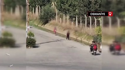 Osmaniye'de çocukların üzerine motosikletini süren gence 16 bin 380 TL ceza