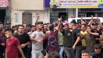 تشييع فلسطيني قتل برصاص إسرائيلي في خان يونس