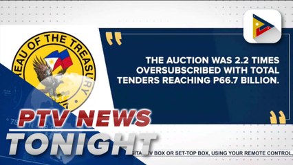 Gov’t raises P30B from 10-year treasury bonds