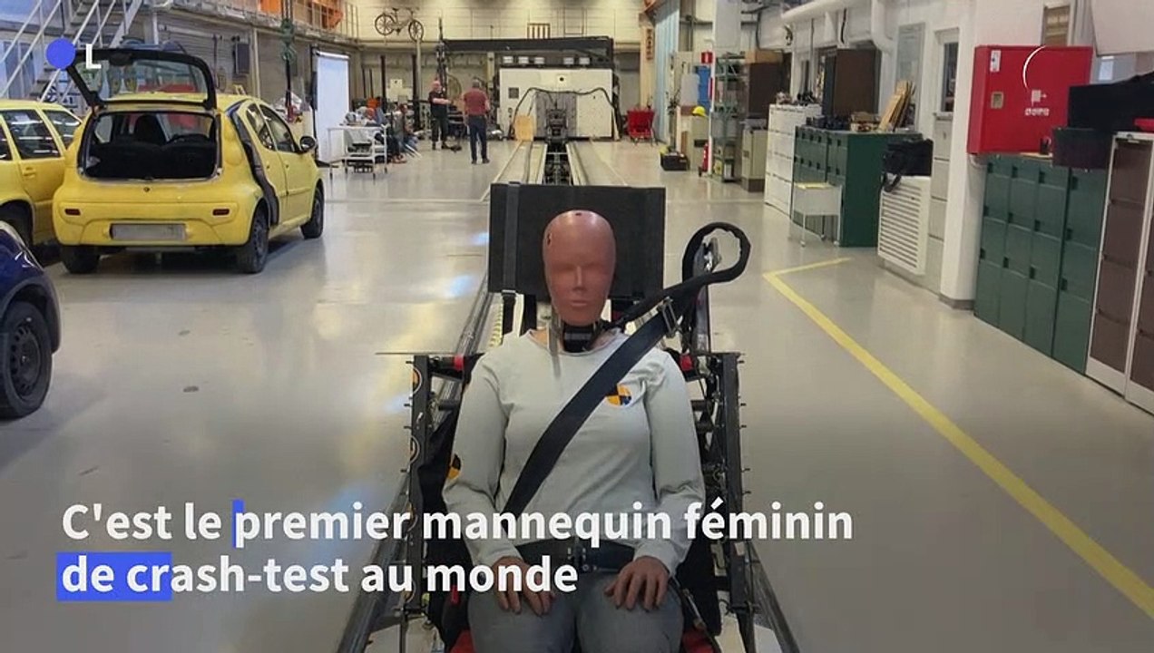 Suède: un "crash test" féminin pour mieux protéger les femmes au volant