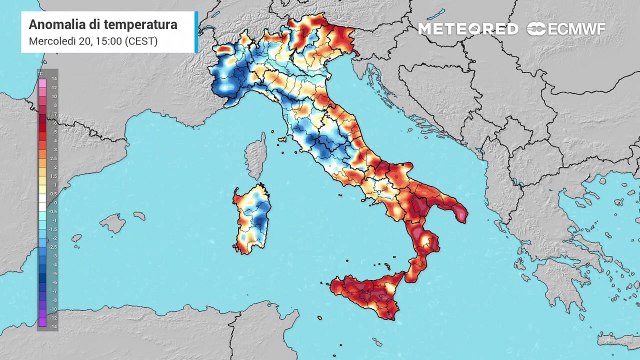 Nei prossimi giorni ancora temperature sopra la media, prima del calo previsto