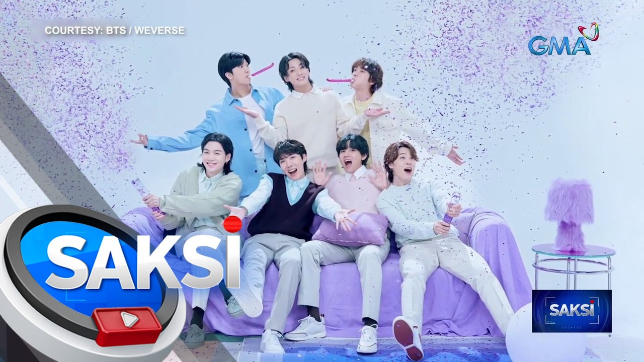 Lahat ng members ng BTS, ni-renew ang kanilang kontrata sa Bighit Music | Saksi