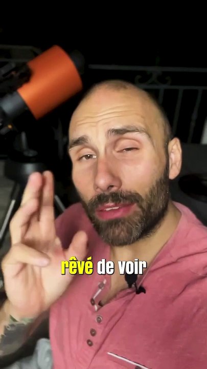 Les anneaux de saturne au télescope