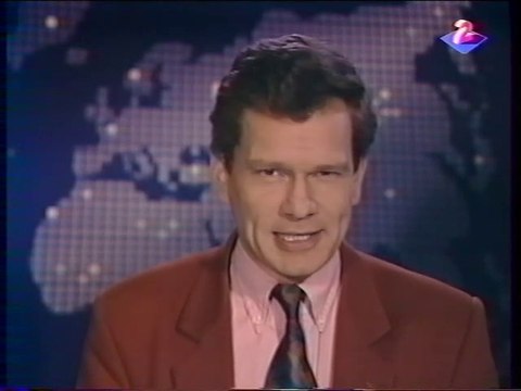 Antenne 2 - 7 Avril 1992 - Fin Raison De Plus , pubs, teasers, JT Nuit (Daniel Duigou), météo, début La 25ème Heure