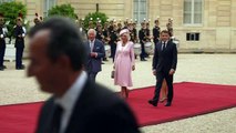 President Macron welcomes Charles and Camilla to France