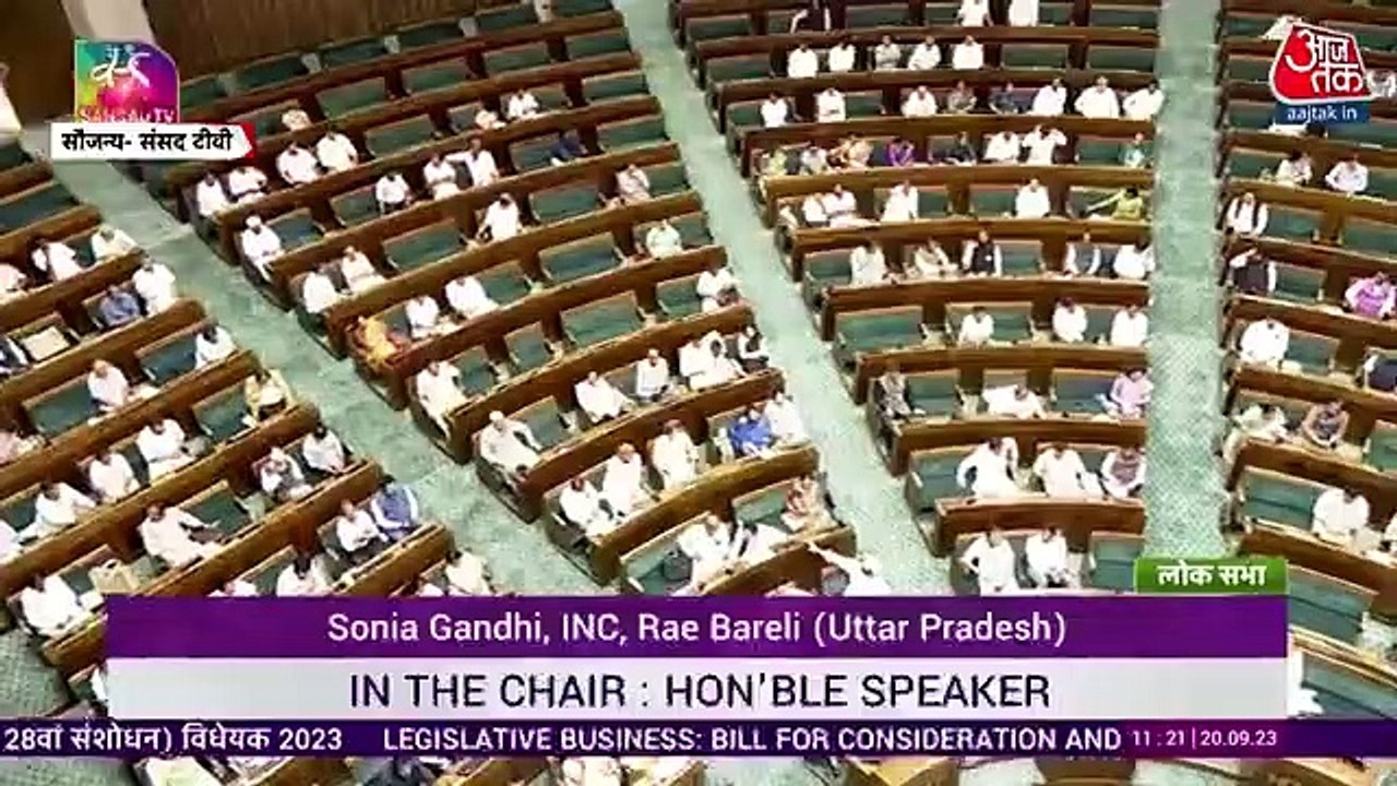 VIDEO: Women’s reservation bill clears Lok Sabh...