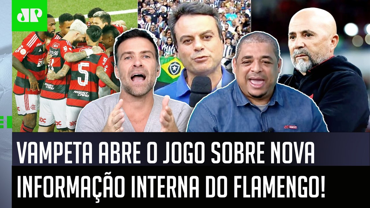 "ISSO VAZOU HOJE! O Eric Faria CONTOU que os jogadores do Flamengo..." OLHA o que Vampeta FALOU!