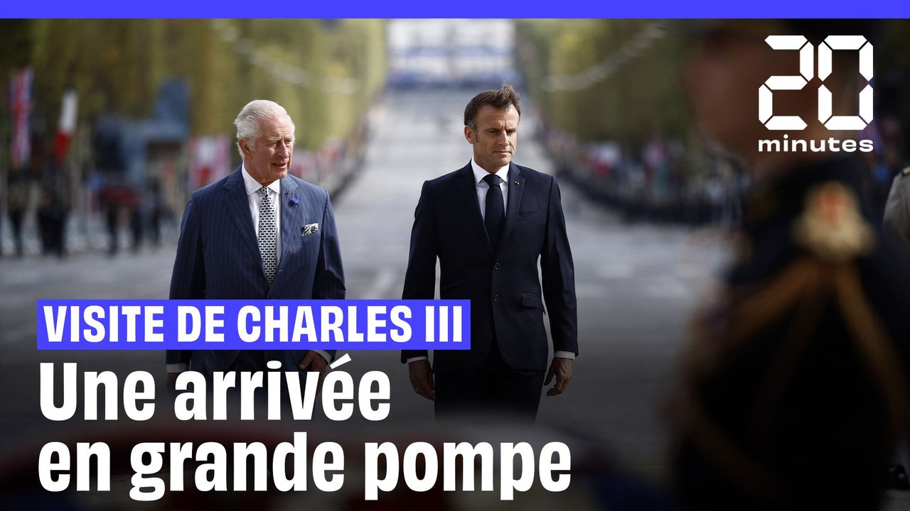 Baise-main, descente des champs et patrouille de France : la première journée du roi Charles III en images
