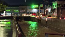 Fuerte tormenta y crecida de arroyos en Vallarta