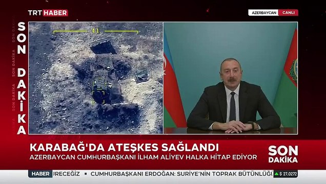 Aliyev'den ulusa sesleniş konuşması