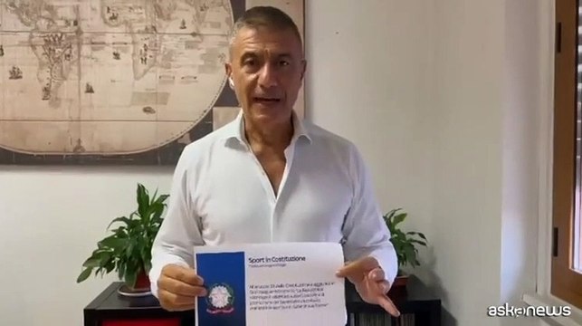 Pecoraro Scanio: Sport e ambiente in Costituzione, ora adeguare leggi