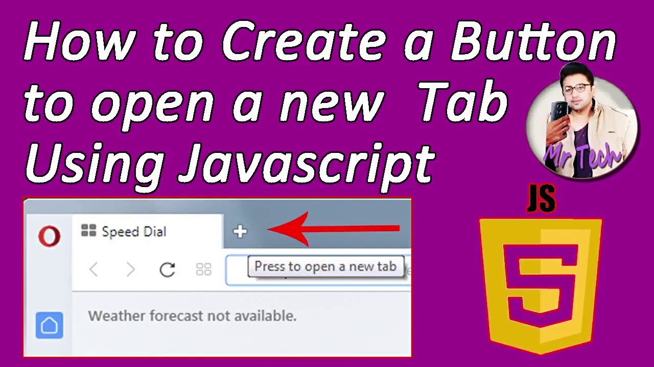 How to Open a New Tab/Window in javascript javascript tutorial for