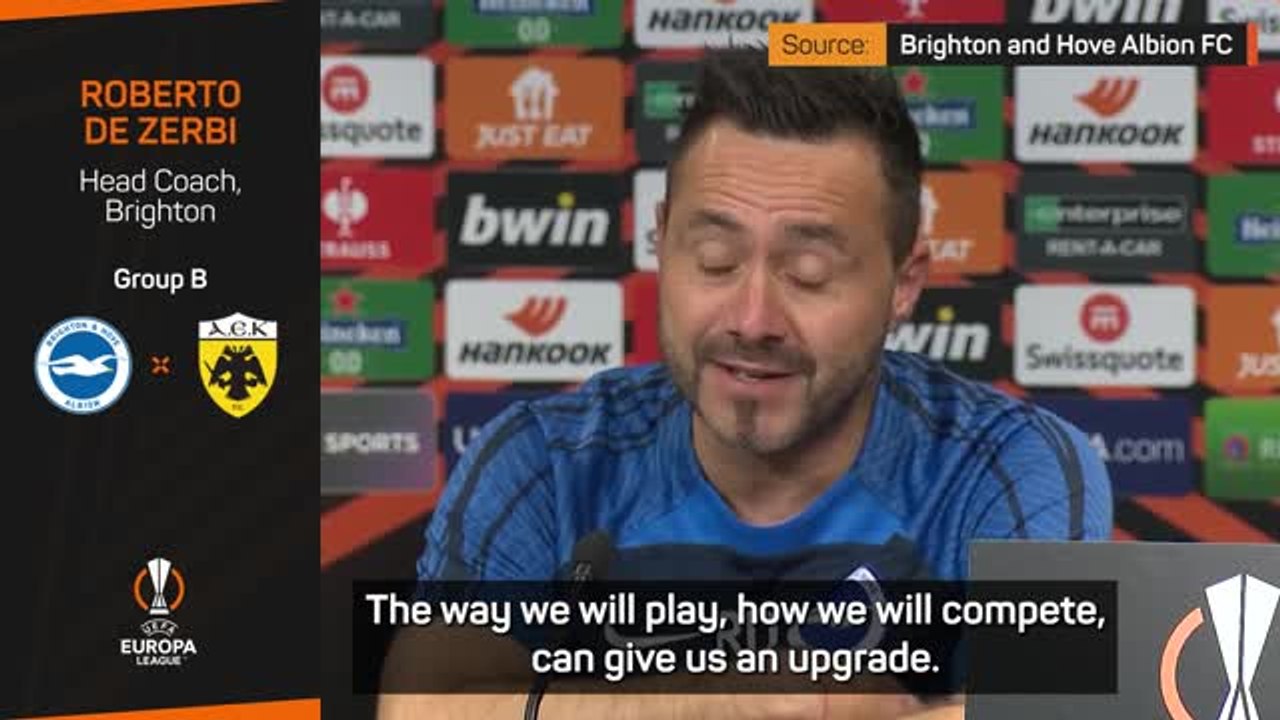 De Zerbi wants Brighton to keep their DNA ahead of European debut