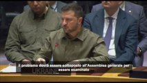 Zelensky: aggressione russa criminale, Onu vada oltre veto Mosca
