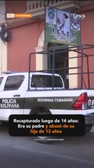 Recapturado luego de 14 años, abusó de su hija de 13 años