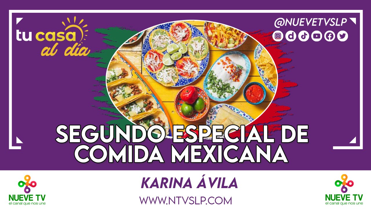Segundo especial de comida mexicana