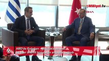 ABD'de Erdoğan - Miçotakis zirvesi! İki lider önemli konularda anlaşma sağladı