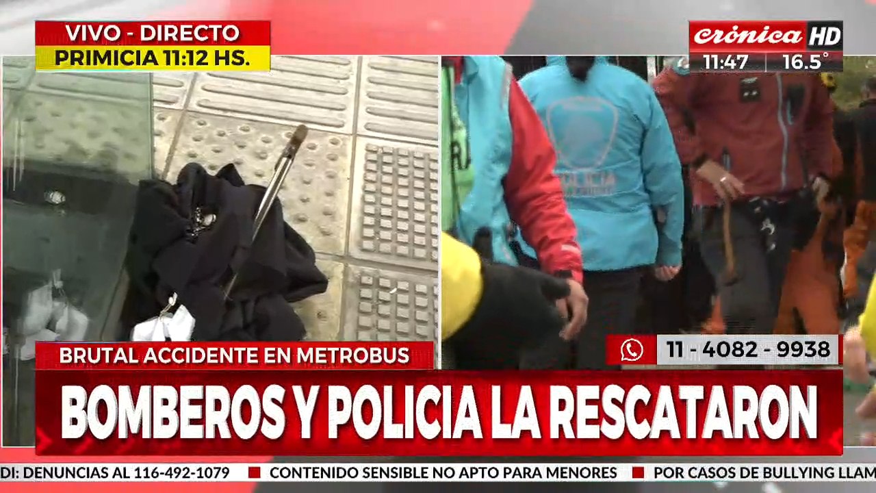 Una monja quedó atrapada debajo del colectivo