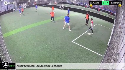 Faute de Martin LEGUELINELLE - Deroche