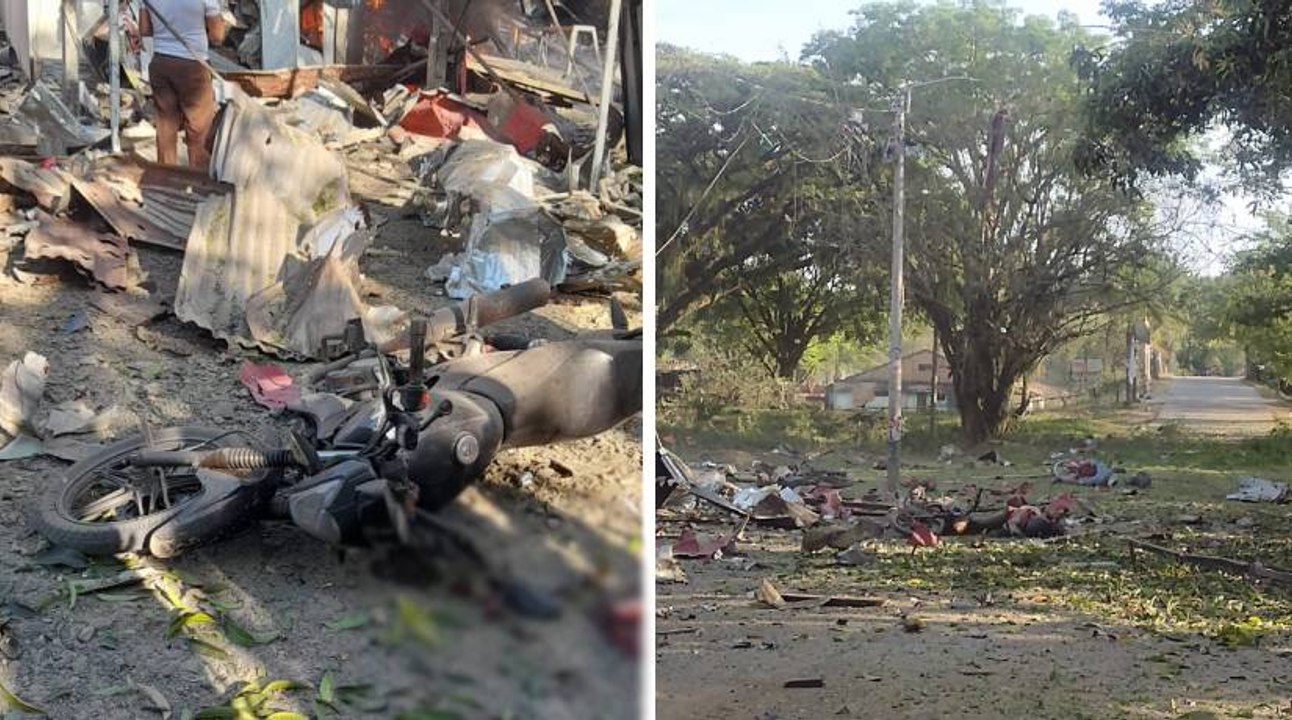 Las víctimas del atentado terrorista con carro bomba en Timba, Cauca