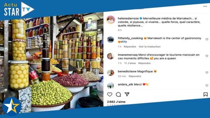 Hélène Darroze  après le séisme au Maroc, ses clichés stupéfiants de Marrakech